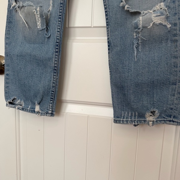 Mother Superior The Tomcat Jeans The Confession Women’s 27 Distressed Denim Blue - Picture 4 of 13